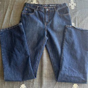 Children Place Bootcut Straight‎ Leg Dark Wash Jeans Big Kid Size 16